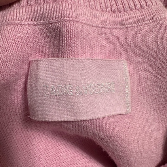 ZADIG & VOLTAIRE Pink Long Sleeve Sweater, Size Unknown - Picture 7 of 9